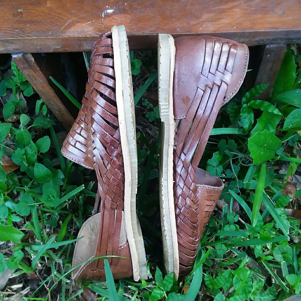 Mexican Leather Huaraches - Picture 4 of 4